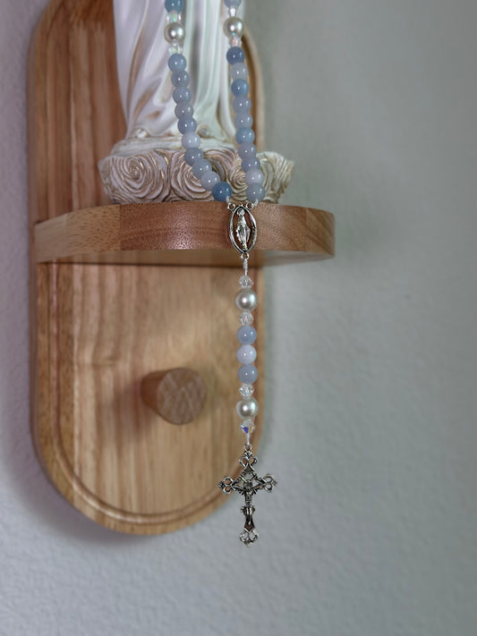 Stretchy Car Mirror Rosary