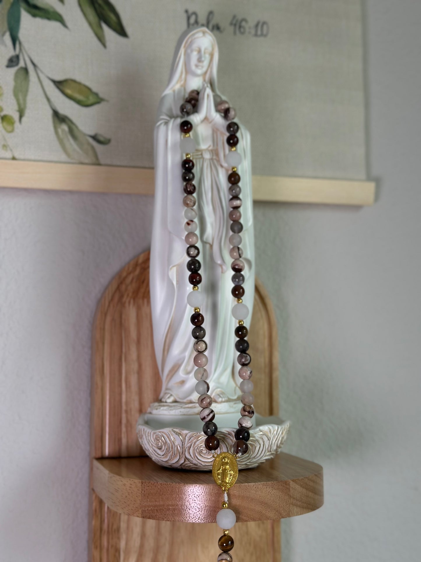 Stretchy Car Mirror Rosary