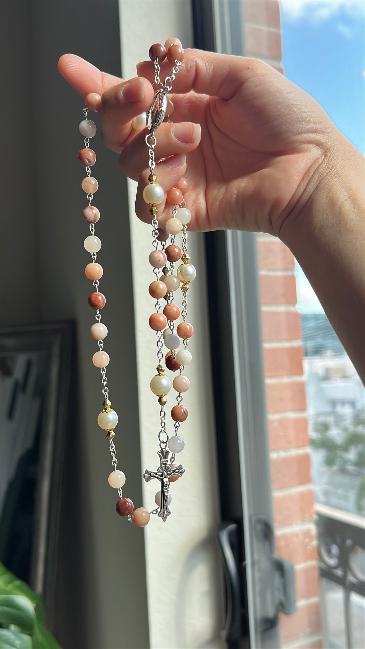 Handcrafted Chain-Link Rosaries