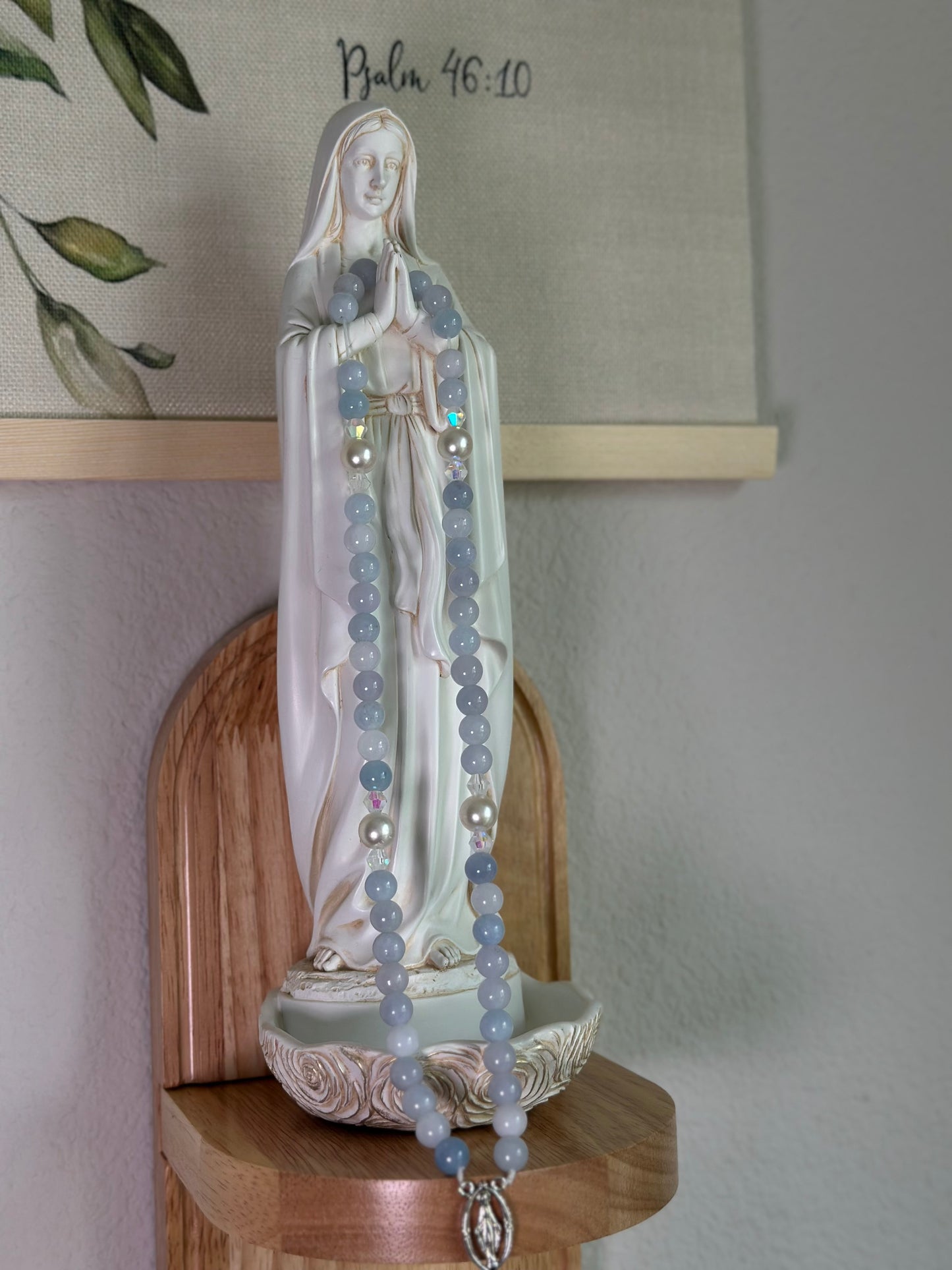 Stretchy Car Mirror Rosary