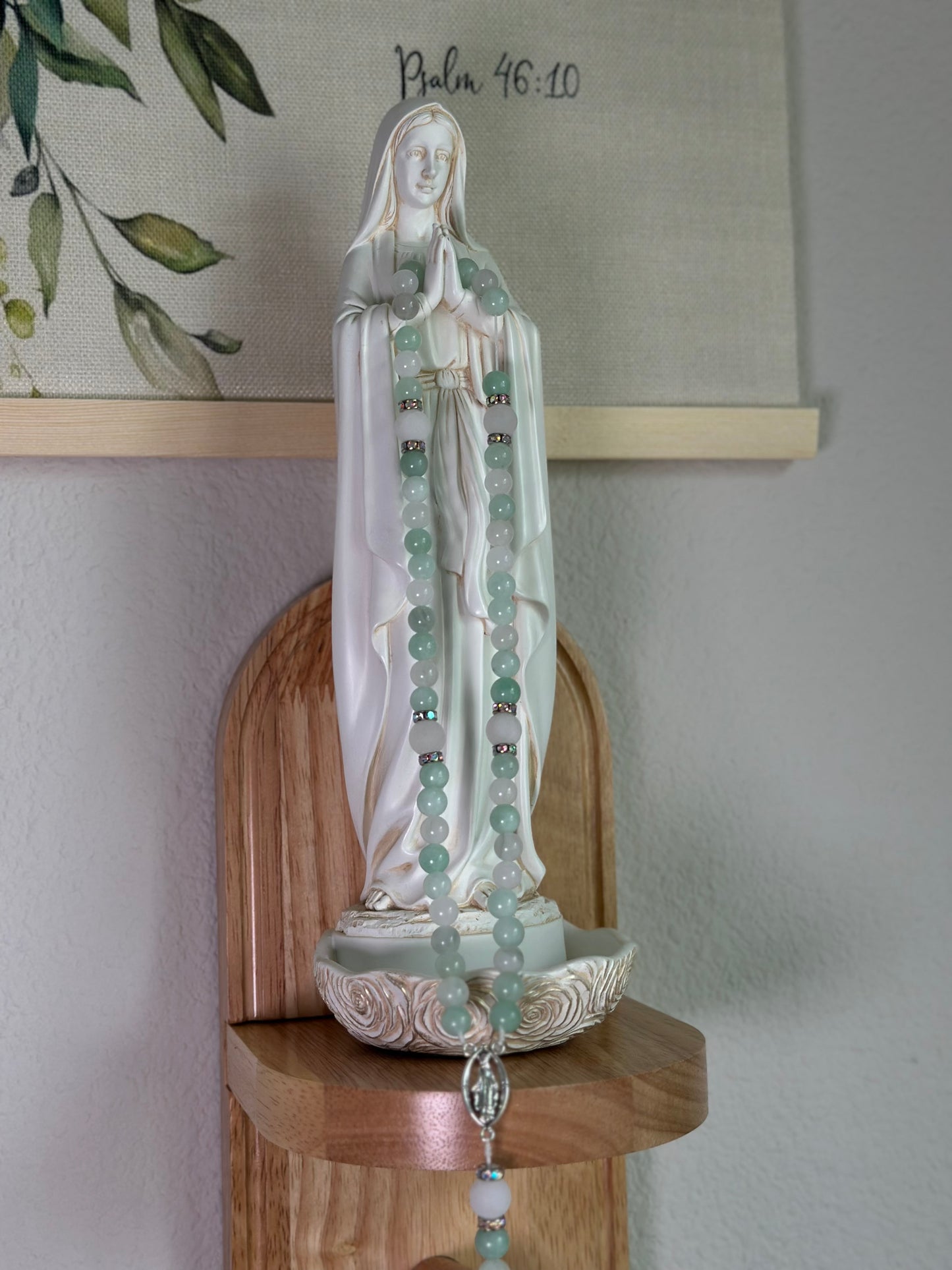 Stretchy Car Mirror Rosary